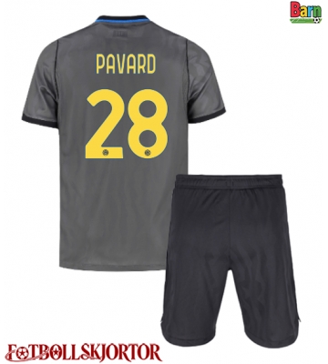 Inter Milan Benjamin Pavard #28 Tredje Kläder Barn 2026-27 Kortärmad (+ Korta byxor)